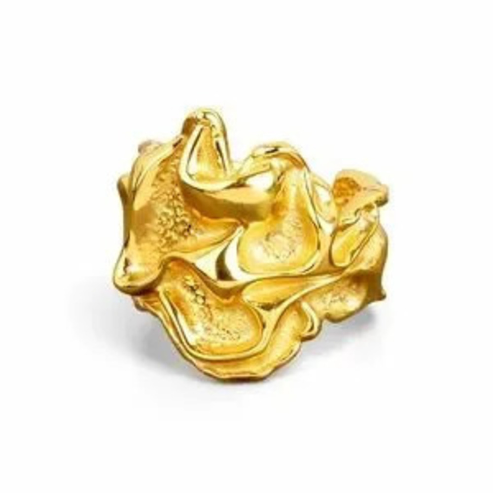 S925 Ring Gold Tone
